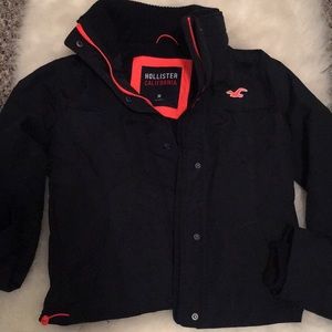 Hollister coat ⛄️ like new!